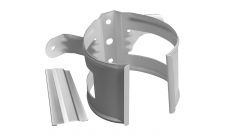 Кронштейн трубы на дерево(в комплект саморезы не входят) Matt