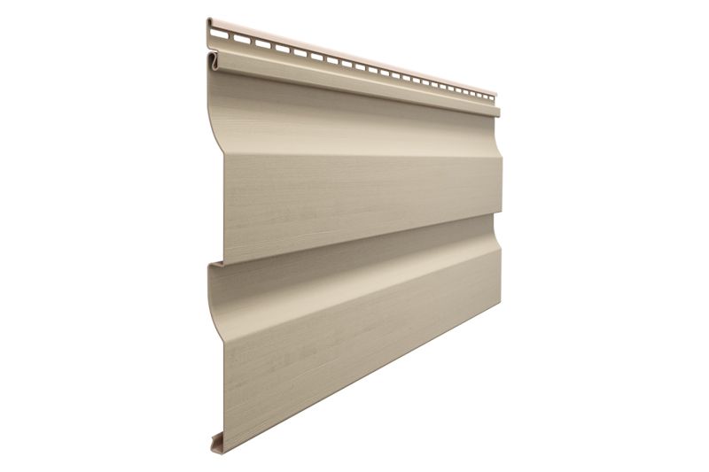 Сайдинг Docke / Деке D4,5D "Корабельный брус" Standard, Крем-брюле. 3м