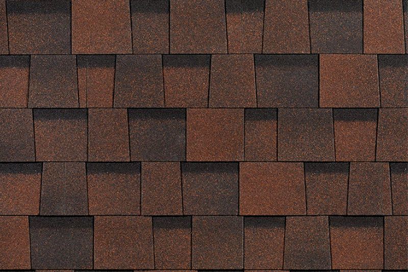 Многослойная ламинированная черепица Docke / Деке PIE STANDARD DRAGON, Темно-коричневый