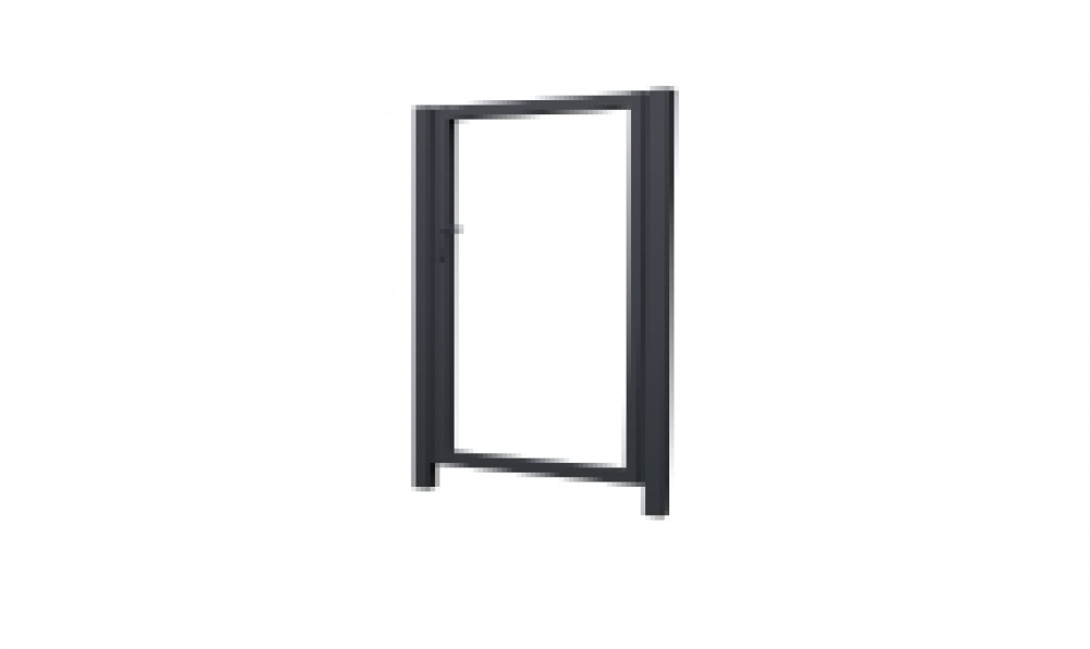 Калитка Жалюзи 2,0х1 прямоугольный фланец 230х230