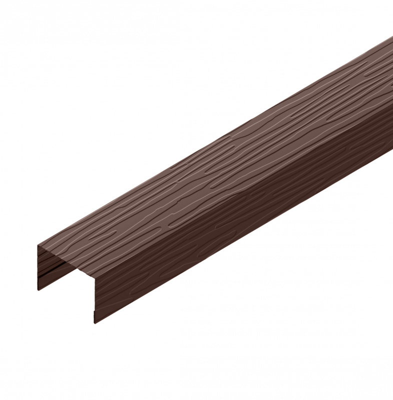 Вертикальный П-образный профиль SV9,2 Сталь Printech 0,45мм