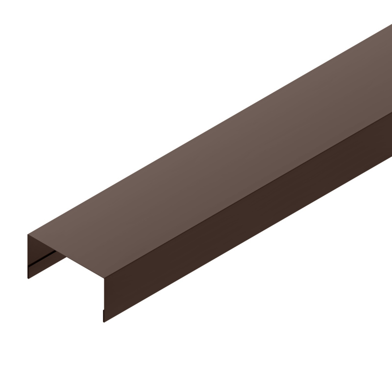 Горизонтальный П-образный профиль SV9,2 Сталь Printech 0,45мм