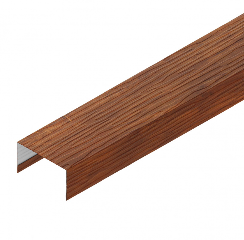 Горизонтальный П-образный профиль SV18,2 Сталь Printech 0,45мм