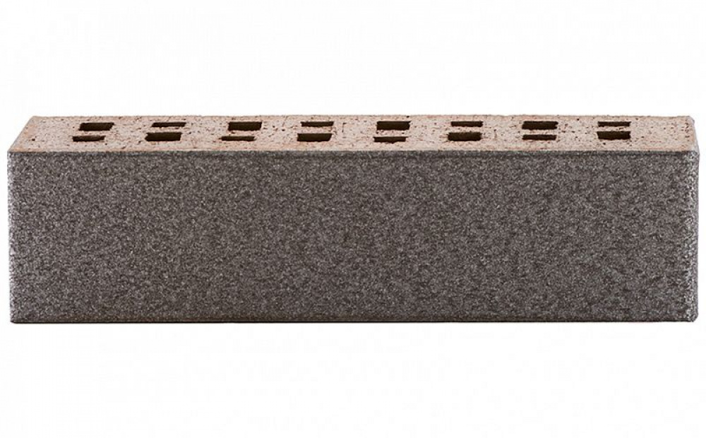 Кирпич клинкерный ЛСР Эльфюс серебристый гладкий 250*85*65 мм