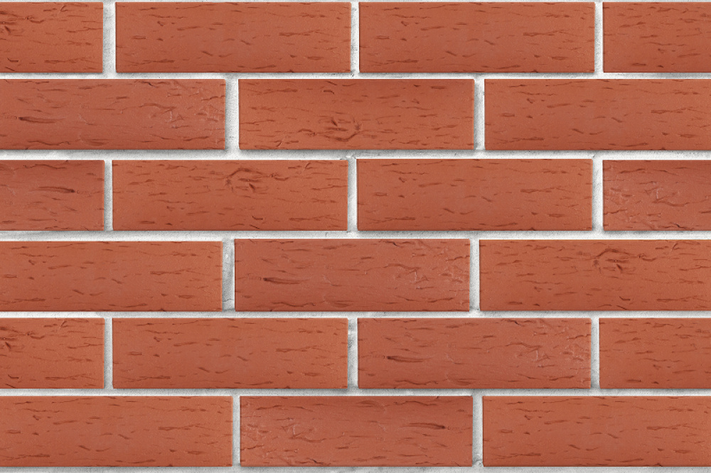 Кирпич клинкерный ЛСР Лондон красный береста 250*85*65 мм