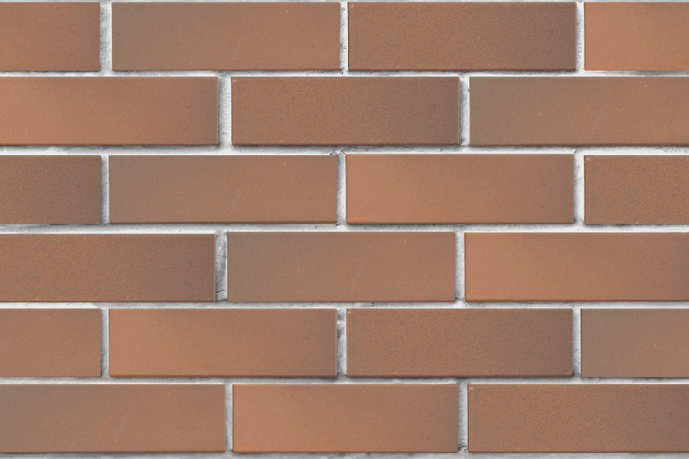 Кирпич клинкерный ЛСР Прага светло-коричневый флэш гладкий 250*85*65 мм