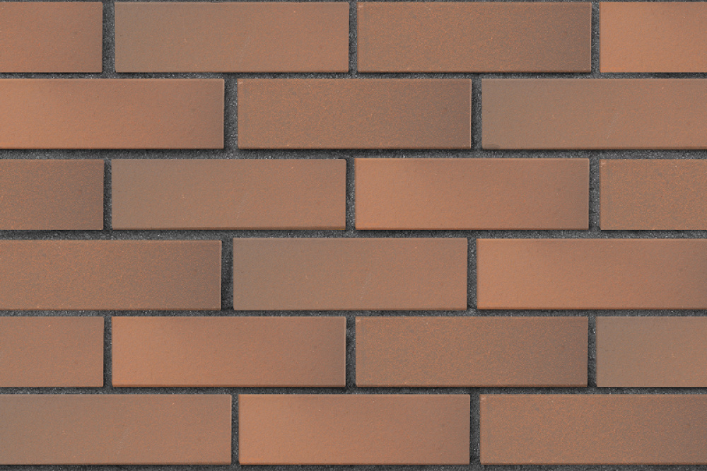 Кирпич клинкерный ЛСР Прага светло-коричневый флэш гладкий 250*85*65 мм