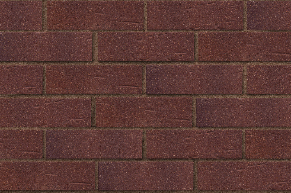 Кирпич клинкерный ЛСР Порту темно-красный с бордовым песком винтаж 250*85*65 мм