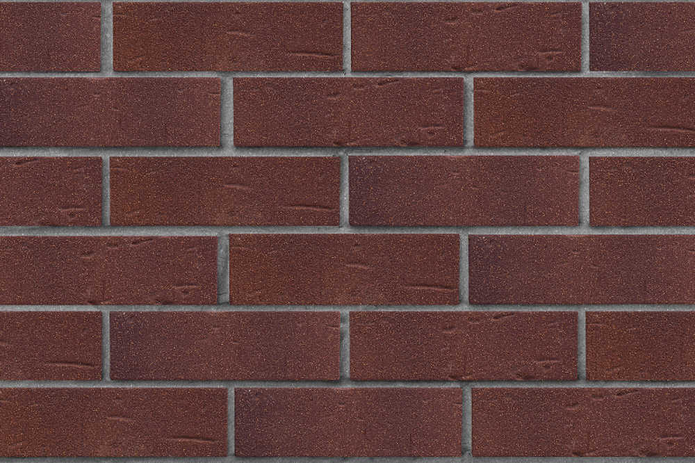 Кирпич клинкерный ЛСР Порту темно-красный с бордовым песком винтаж 250*85*65 мм