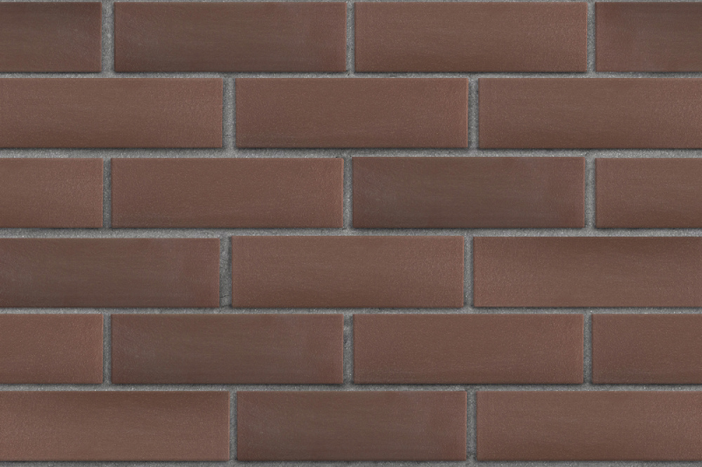 Кирпич клинкерный ЛСР Мюнхен коричневый гладкий 250*85*65 мм