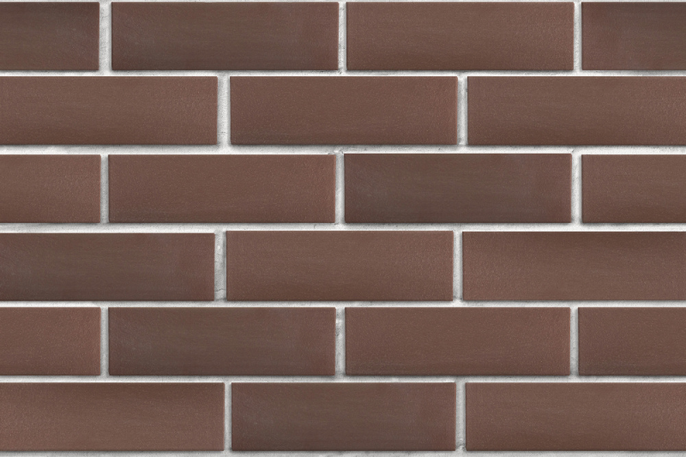 Кирпич клинкерный ЛСР Мюнхен коричневый гладкий 250*85*65 мм