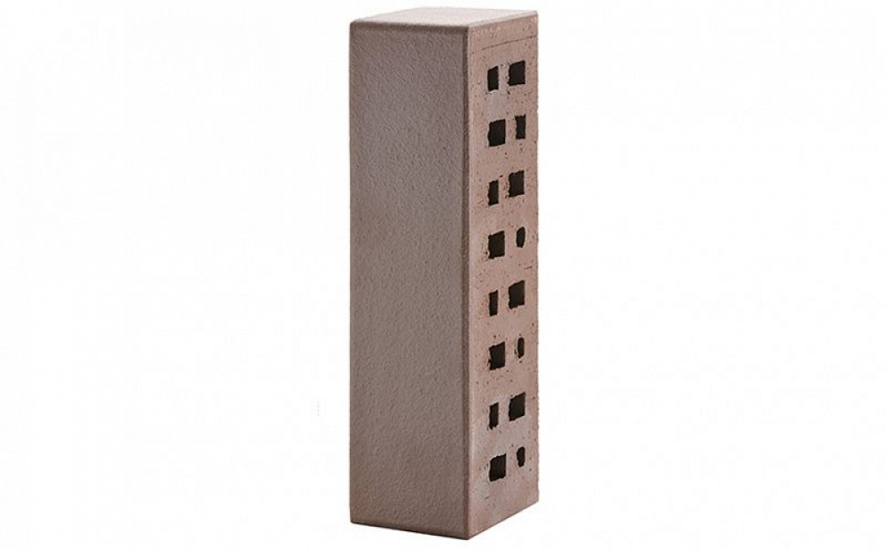 Кирпич клинкерный ЛСР Мюнхен коричневый гладкий 250*85*65 мм