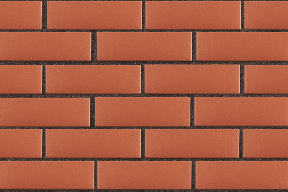 Кирпич облицовочный ЛСР красный гладкий, утолщенные стенки, F-100, 250*120*65 мм