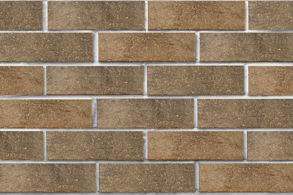 Кирпич облицовочный пустотелый ЛСР светло-коричневый флэш ультра рустик, 250*120*65 мм