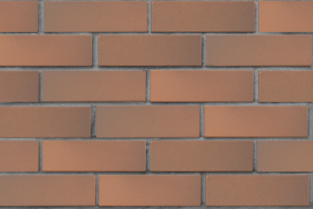 Кирпич облицовочный ЛСР коричневый гладкий, утолщенные стенки, М175, 250*120*65 мм