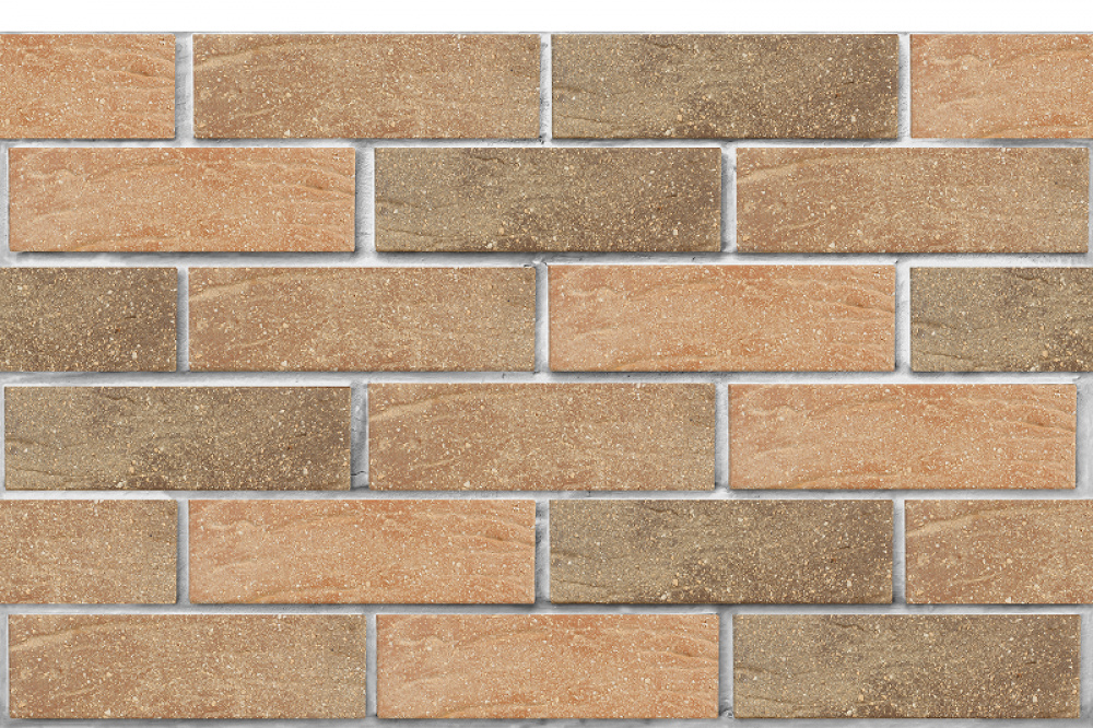 Кирпич лицевой красный флэш с пепельной посыпкой 1NF рустик