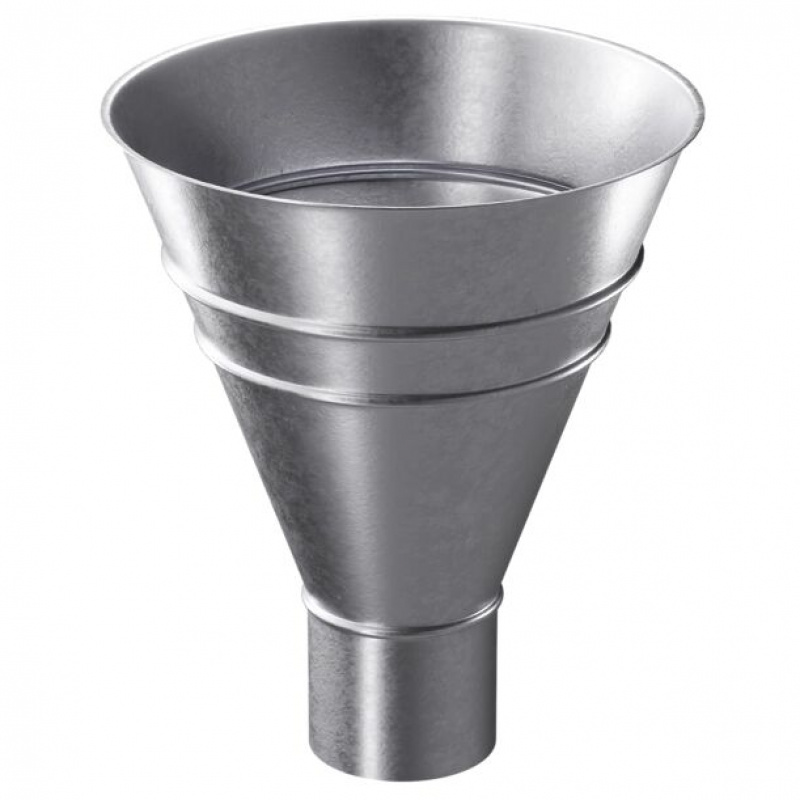 Döcke STAL PREMIUM Воронка водосборная Ø 90 (Оцинкованный)