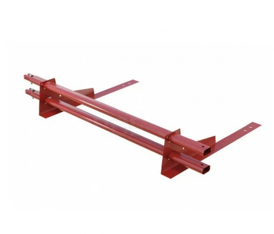 Комплект трубчатого снегозадержания BORGE 1 м для гибкой кровли, терракотовый