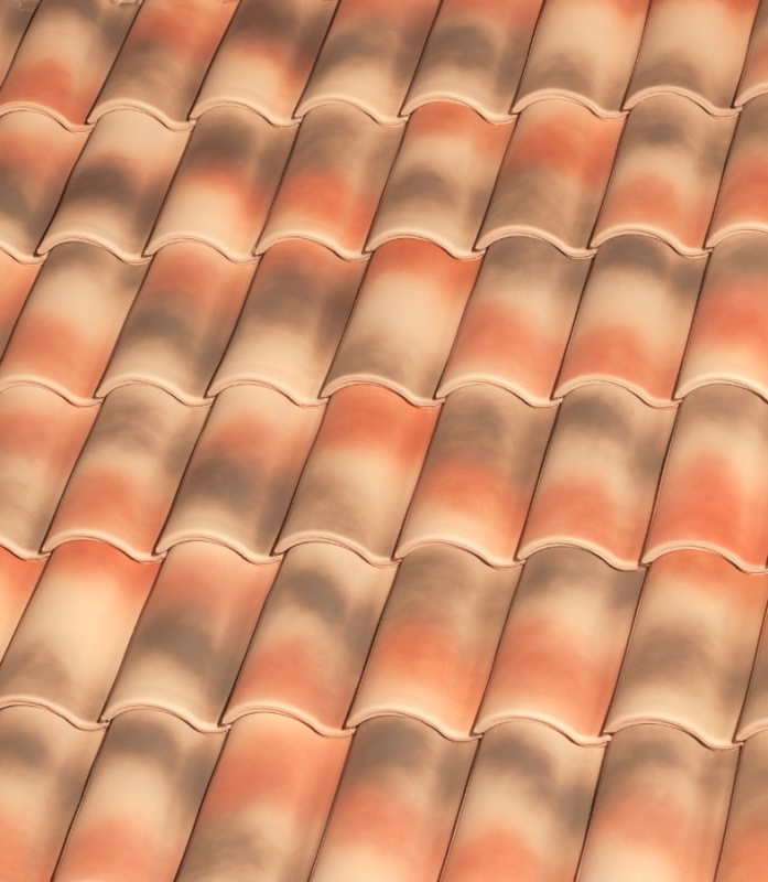 Керамическая черепица двухволновая ЦВЕТ MAIGMO