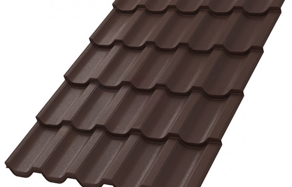 Металлочерепица МП Трамонтана-XL (MattMP-20-8017-0.5)