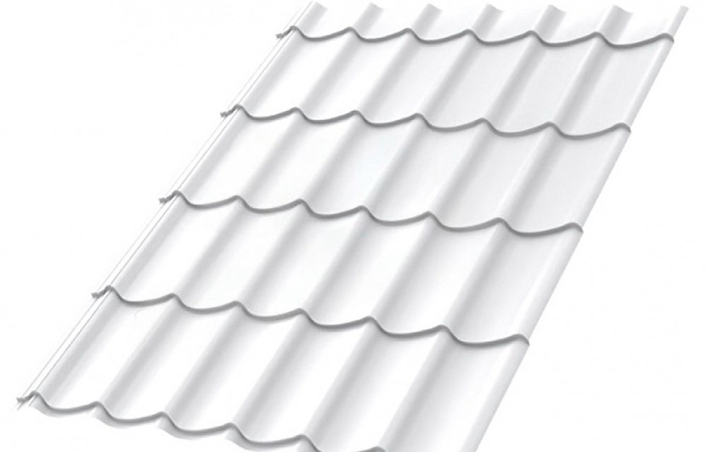 Металлочерепица МП Ламонтерра-X NormanMP (ПЭ-01-9010-0.5)