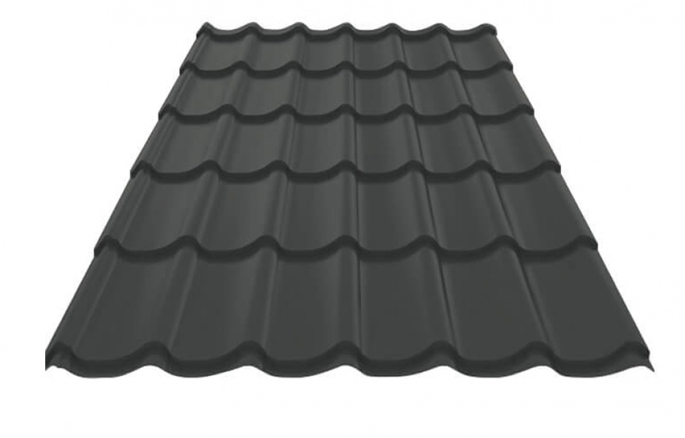 Металлочерепица МП Трамонтана-ML NormanMP (ПЭ-01-7016-0.5)