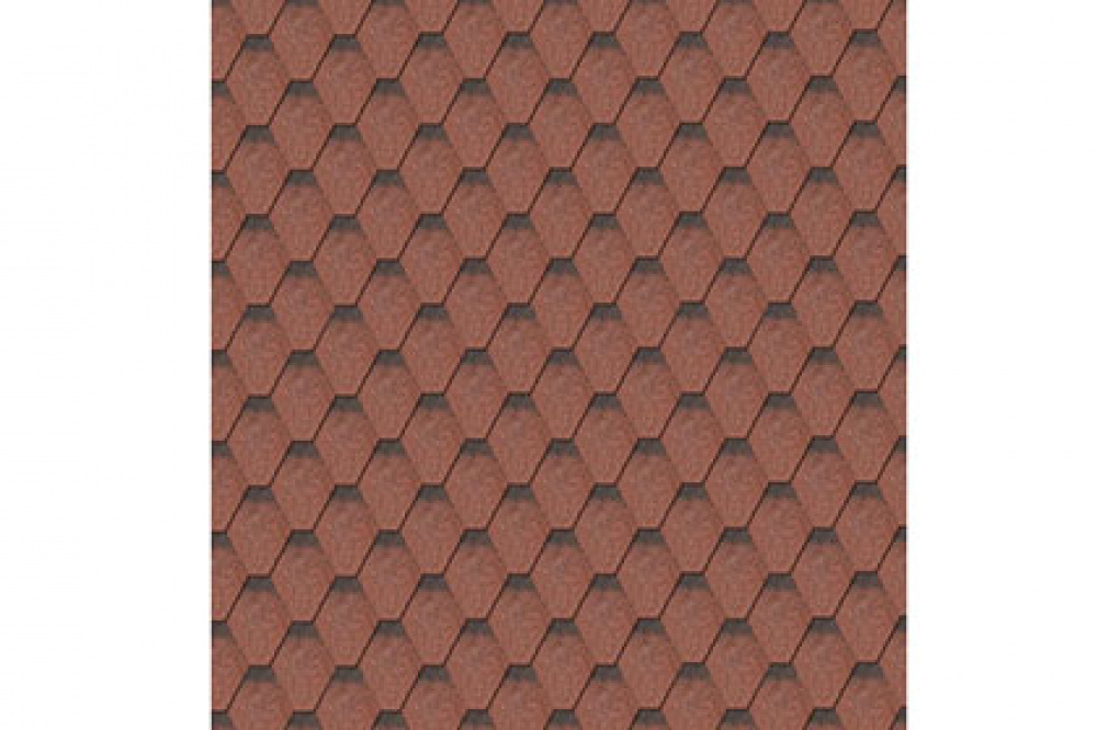 Гибкая черепица IKO Armourshield Tile red ultra