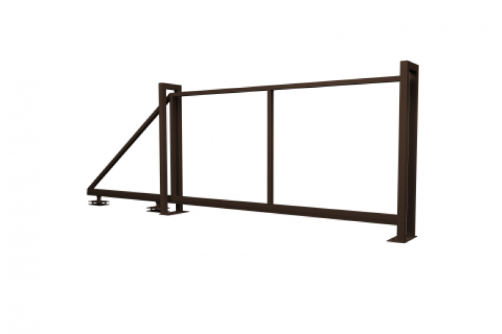 Ворота откатные Жалюзи 2,0х3,5 без заполнения