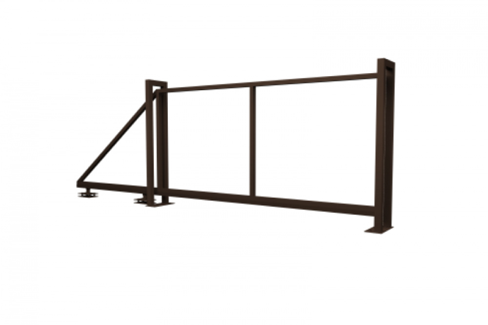 Ворота откатные Жалюзи 2,0х4,0 без заполнения