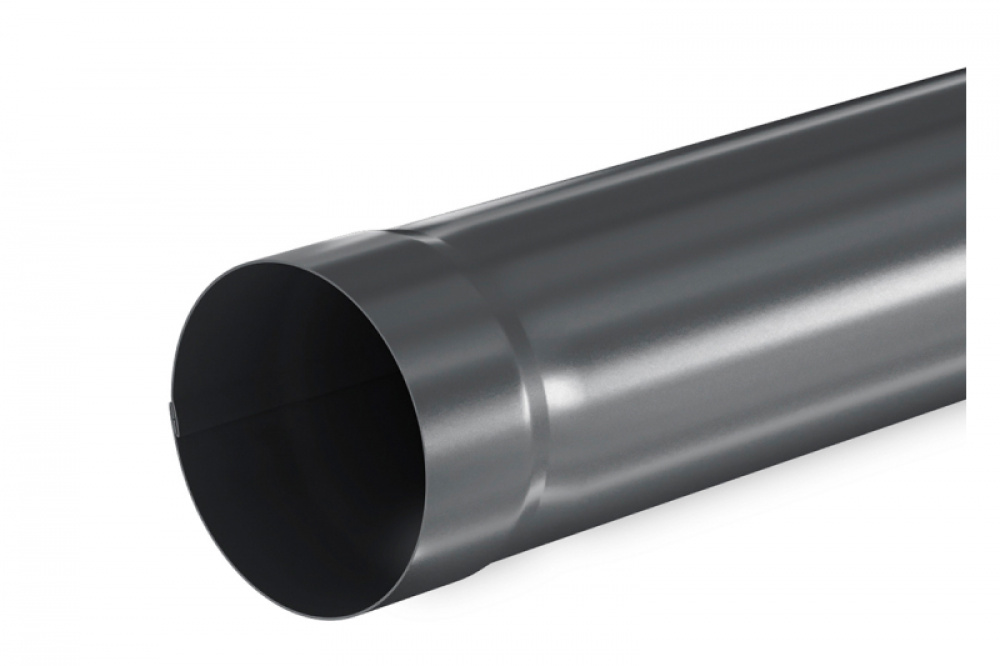 Водосточная система Aquasystem PE Труба водосточная, 90/125 RAL7024