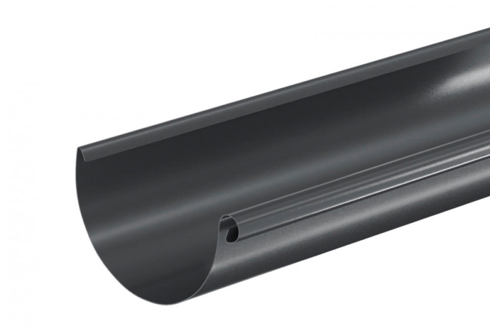 Водосточная система Aquasystem PE Желоб водосточный, 90/125 RAL7024