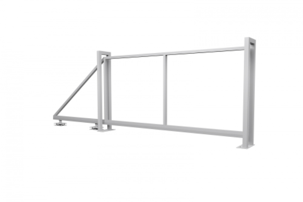 Ворота откат. Жалюзи Texas 1,5х4,5 без заполнения (ламель 125мм)