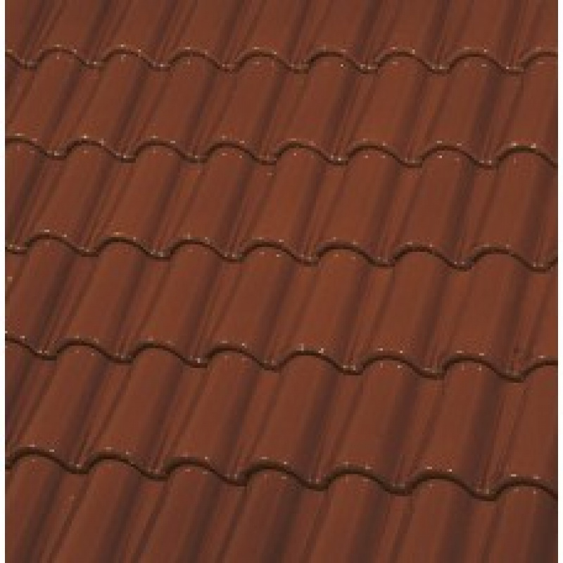 Керамическая черепица Монах и Монашка ГЛАЗУРЬ ЕТ5*1 COGNAC