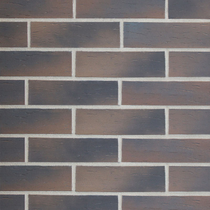 Плитка облицовочная Koro Brown AA, коричневая короед,пурпурный от-к (240х71х14),Terramatic