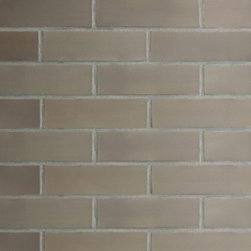 Плитка облицовочная Plato Grey AK, серая гладкая,карамельный от-к (240х71х14),Terramatic