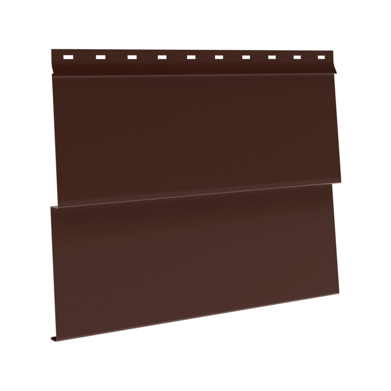 Сайдинг Aquasystem (Аквасистем) Скандинавская доска узкая двойная ПЭ (Zn140) RAL 8017