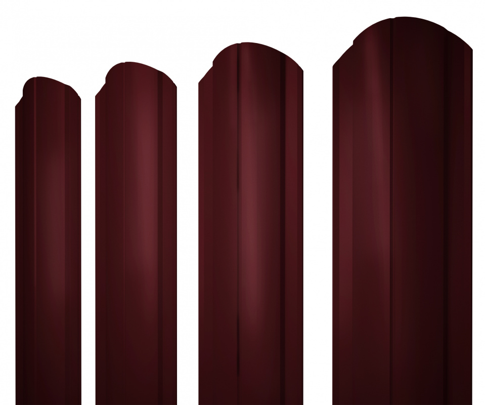 Штакетник Круглый фигурный 0,45 PE-Double