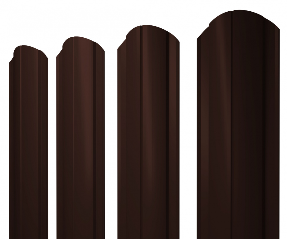 Штакетник Круглый фигурный 0,5 Velur