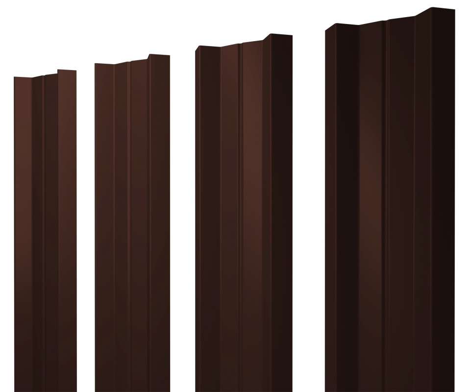 Штакетник М-образный А фигурный 0,45 Print Elite