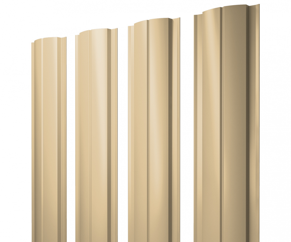 Штакетник Полукруглый Slim 0,45 PE