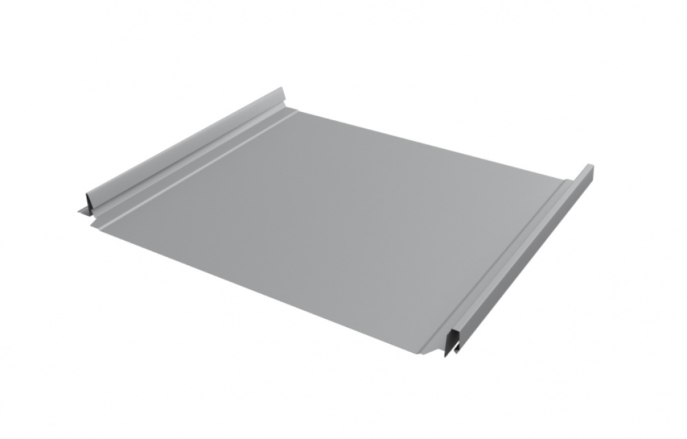 Кликфальц Pro Grand Line 0,45 Drap TX с пленкой на замках RAL 7004 сигнальный серый