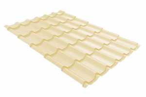 Металлочерепица Grand Line Classic Satin RAL 1015 светлая слоновая кость