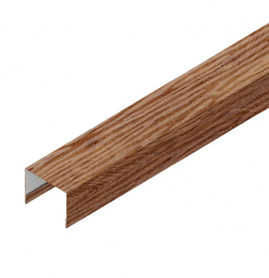 Вертикальный П-образный профиль на столб 60 (стойка) Сталь  Printech 0,45мм