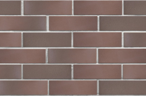 Кирпич клинкерный ЛСР Брюгге темно-терракотовый флэш гладкий 250*85*65 мм