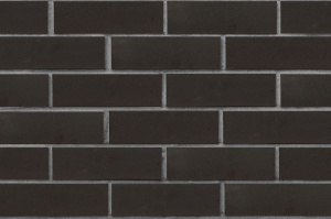 Кирпич клинкерный ЛСР Рейкьявик черный ангоб матовый гладкий 250*85*65 мм
