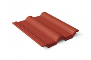 Цементно-песчаная черепица BRAAS Франкфуртская вишня