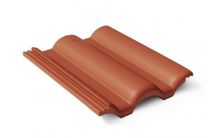 Цементно-песчаная черепица BRAAS Таунус красная