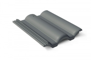 Цементно-песчаная черепица BRAAS Таунус графит