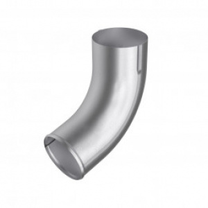 Колено сливное BRYZA STAL 64-097/ 90мм/ оцинкованная сталь