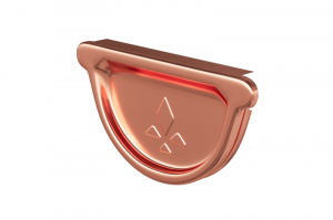 Водосточная система Aquasystem МЕДЬ ЗАГЛУШКА С РЕЗИНОВЫМ УПЛОТНИТЕЛЯМИ 125/90 BC